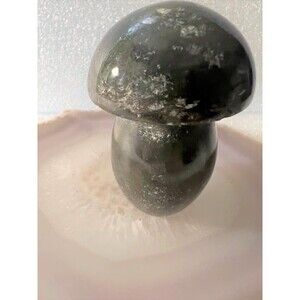 Labradorite Mushroom Carving
